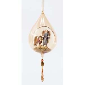    Glass Angels and Baby Jesus Christmas Ornament: Everything Else
