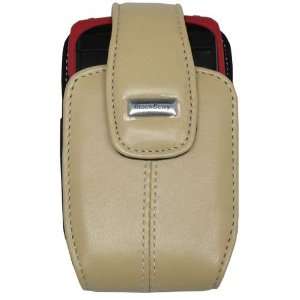  BlackBerry Ecru Tan Leather Holster with Swivel Clip and 