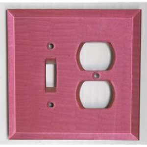  Susan Goldstick Designer Glass Switch Outlet Cover pink 