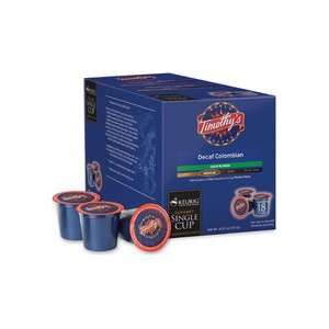   Colombian Decaffeinated Coffee for Keurig Brewing Systems   108 K Cups