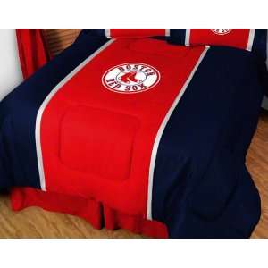  Boston Red Sox Sidelines Full/Queen Comforter: Sports 