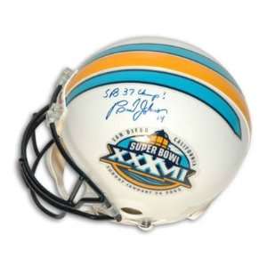  Brad Johnson Signed Super Bowl 37 Pro Helmet SB Champ 