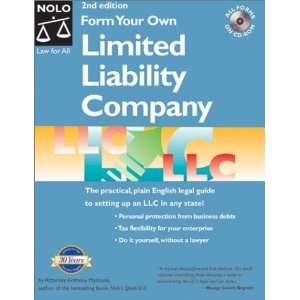  Form Your Own Limited Liability Company (2nd Ed 