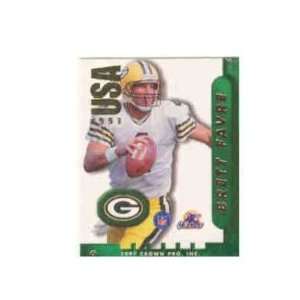   Bay Packers Football Sticker/Stamp Brett Favre
