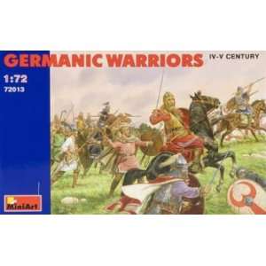   72 Germanic Warriors IV V Century (Plastic Figure Model) Toys