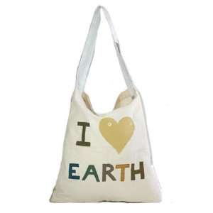    I LOVE EARTH Reusable Shopping Bag   Fair Trade