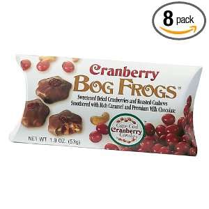 Cape Cod Cranberry Candy Bog Frogs, 1.9 Ounce (Pack of 8)  