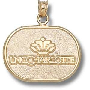 University of North Carolina Charlotte Crown Pendant (14kt):  