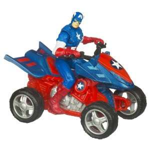  Marvel Captain America Zoom N Go Quad: Toys & Games