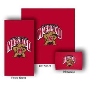   Terrapins Fitted/Flat Bed Sheet and Pillow Case Set