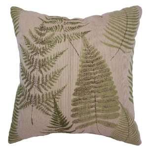  Fern Hill Khaki Brown 17 x 17 Decorative Pillow