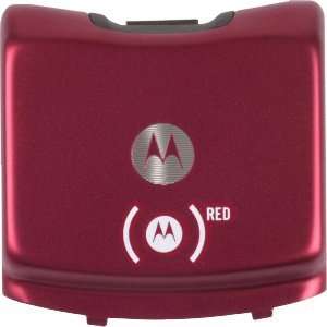  Motorola OEM V3m Extended Red Battery Door Electronics