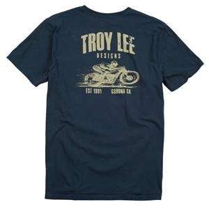  Troy Lee Designs Heritage Pocket T Shirt   Large/Navy 