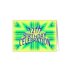    12th Birthday Party Invitation Bright Star Card: Toys & Games