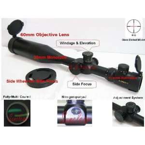   hunting riflescope heavy duty etched glass mildot: Sports & Outdoors