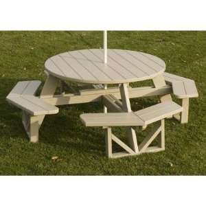   PH53 Park Octagon Picnic Table Finish Sand Patio, Lawn & Garden