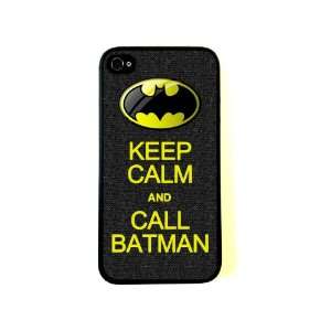  Keep Calm Call Batman iPhone 4 Case   Fits iPhone 4 and iPhone 