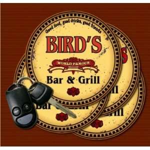  BIRDS Family Name Bar & Grill Coasters