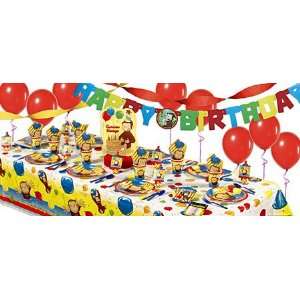    Curious George Party Supplies Super Party Kit: Toys & Games