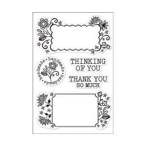  Arts Clear Stamps 4X6 Sheet   Thank You So Much Arts, Crafts & Sewing