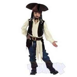   Pirates Of The Caribbean Captain Jack Sparrow Deluxe 7 8: Toys & Games