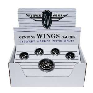   Stewart Warner 82229 Wings Black Face 5 Gauge Electric Kit: Automotive