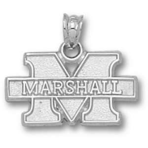  Sterling Silver MARSHALL UNIV NEW M MARSHALL 7/16 