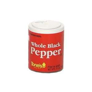  Tones Whole Black Peppercorns, .70 Oz (Pack of 6 