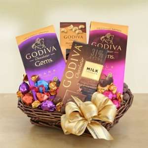 Godiva Sampler Chocolate Gift Basket From California Delicious  
