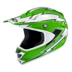 HJC CL X5N Kane MC 4 Motocross Helmet Green/White/Black 