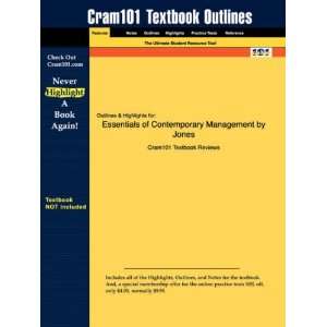 Studyguide for Essentials of Contemporary Management by Jones, ISBN 