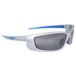   Protective Safety Glasses, Smoke Lens, Silver Frame