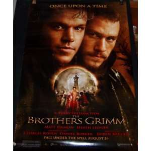 The Brothers Grimm Two Sided Pre Release Movie Theater Poster (Movie 