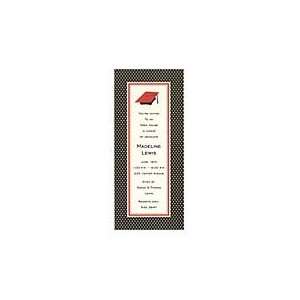  Red Cap Invitation Graduation Invitations