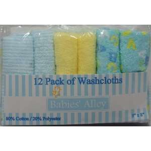  Babies Alley 12 pack of Washcloths Baby