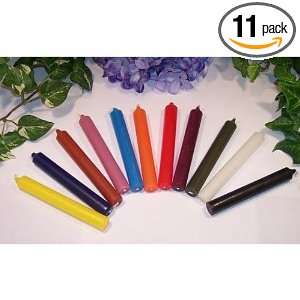 Set of 11 Spell Chime Candles (11 different colors 