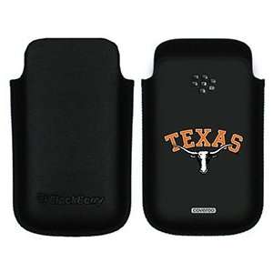  University of Texas Texas Mascot on BlackBerry Leather 