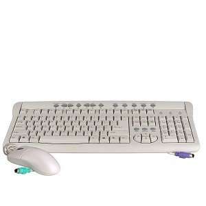  PS/2 Multimedia Keyboard & Optical Scroll Mouse Kit (Beige 