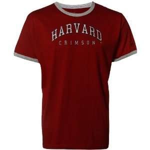 Izod Harvard Crimson Crimson Ringer T shirt Sports 