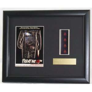 Friday the 13th Framed Movie Film Cells Plaque   11.25 X 
