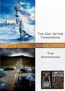 The Day After Tomorrow The Happening Double Feature DVD, 2010, 2 Disc 