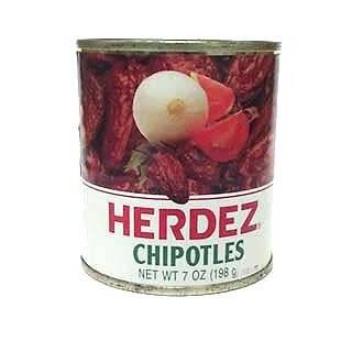 La Morena Chipotle Peppers in Adobo Sauce, 7 Ounce Tins (Pack of 6)