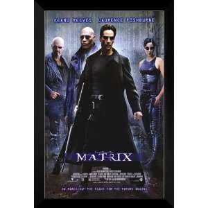 The Matrix FRAMED 27x40 Movie Poster Keanu Reeves 