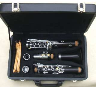 New Advanced Ebony wood clarinet in Bb key outift  