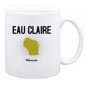New  Eau Claire Usa State   Star Light  Wisconsin Mug Usa City 