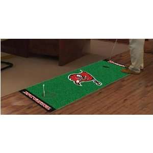   NFL   Tampa Bay Buccaneers Golf Putting Green Mat: Sports & Outdoors