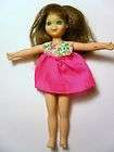 Vtg’66 Barbie TUTTI Doll w/ORIGINAL Sundress–Aubur​n