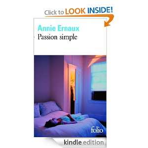 Passion simple (Fiction, poetry & drama) (French Edition) [Kindle 