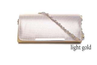 New Elegant 13 colors handbag Evening Purse Clutch bag  