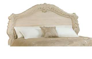 Rococo Queen Panel Bed Headboard in Creamy Finish by St  
